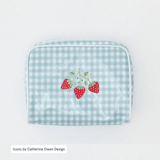 Small Patterned Toiletry Bag