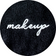 makeup on black  color swatch