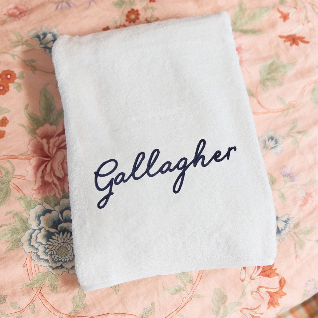 Weezie Basic Bath Towel with Monogram