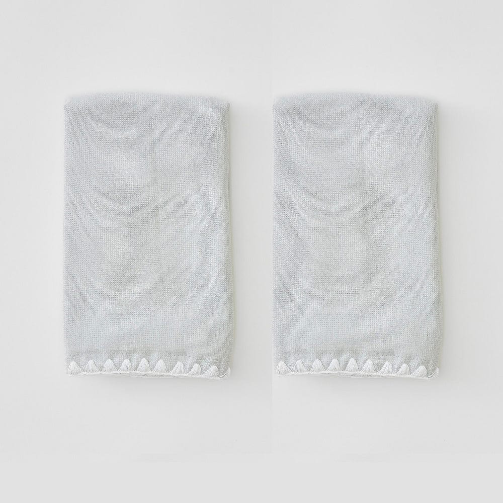 Stitched Edge Powder Bath Towels (pair)