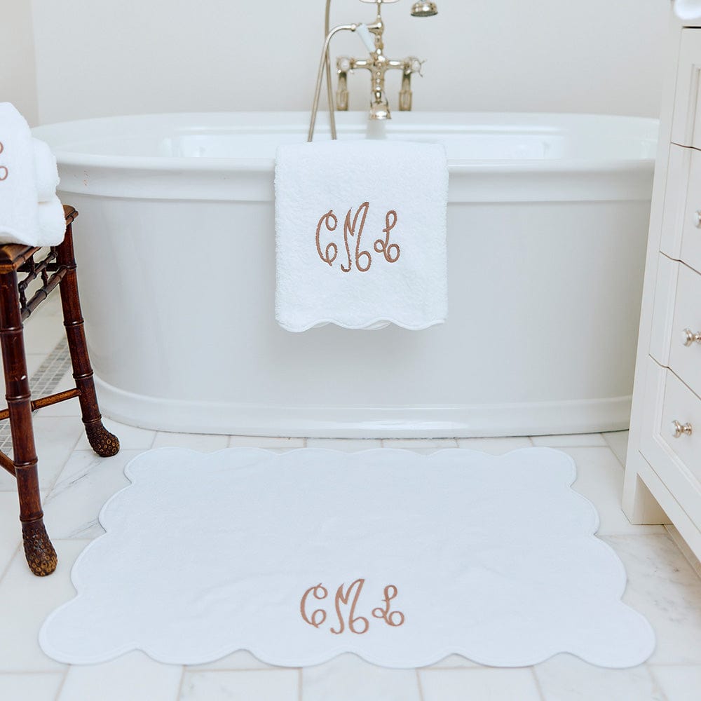 Weezie Organic Cotton Scalloped Mat Weezie Organic Cotton Scalloped Mat