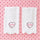 XOXO Scallop Hand Towels (pair)
