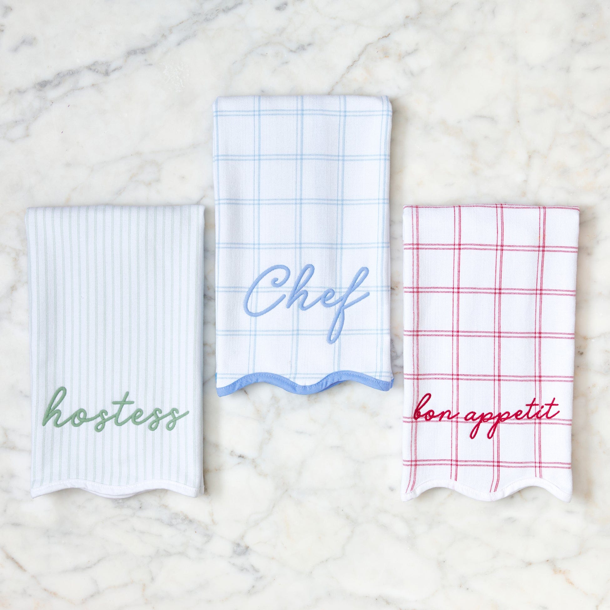 Monogrammed dish towels clearance