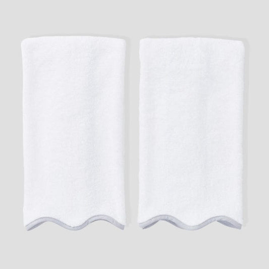 Scallop Hand Towels (pair)