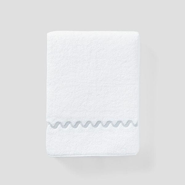 Wave Embroidered Bath Towel