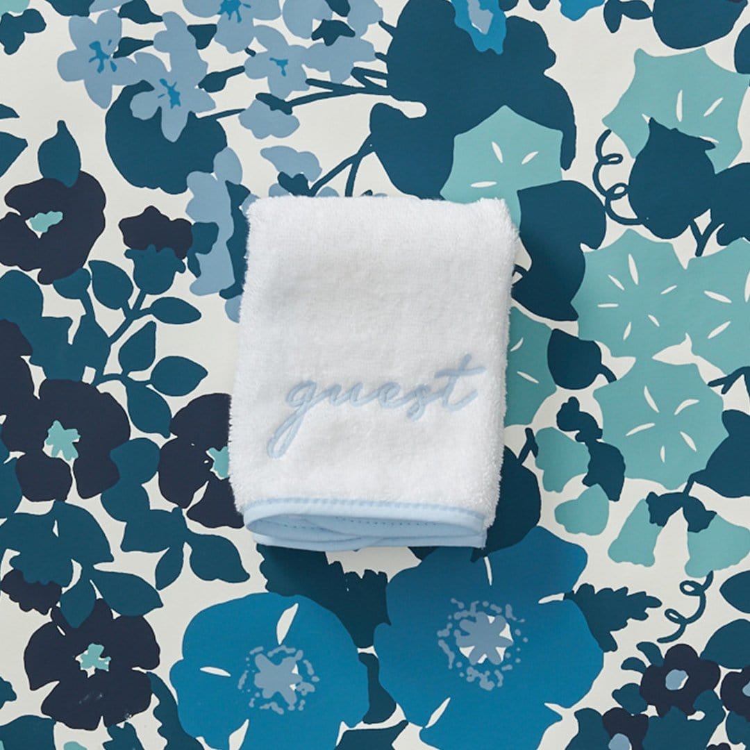 Monogrammed Plush Luxury Washcloths | Weezie
