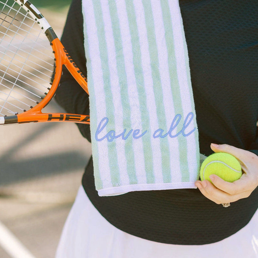 Tennis Towel. Monogrammed. Super Stylish and Preppy for Your Bag