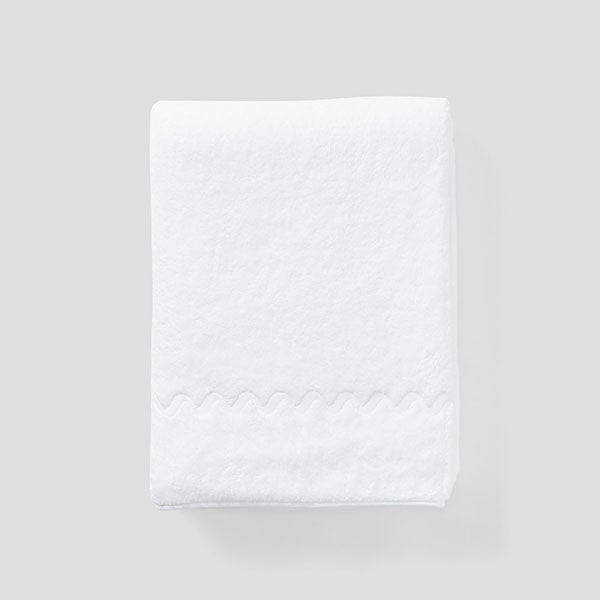 Wave Embroidered Bath Towel